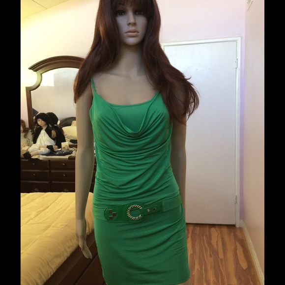 Spaghetti strap body hugging dress