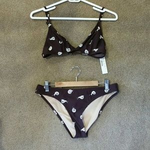 jcrew snail printed bikini