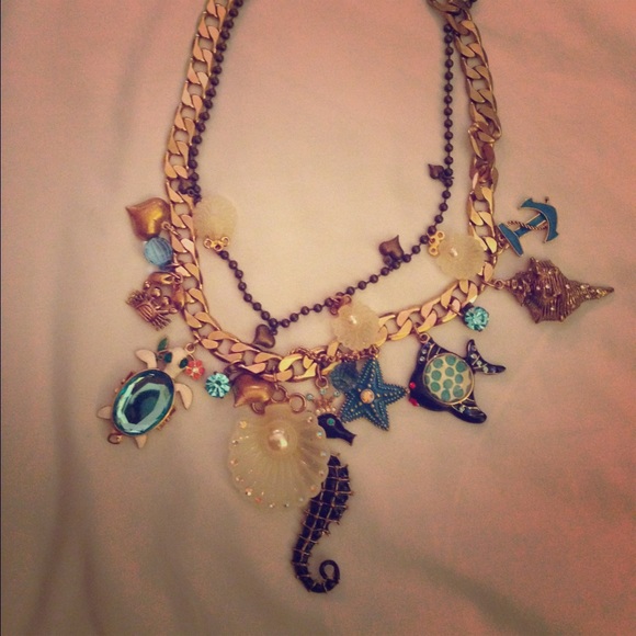 Betsey Johnson under the sea statement necklace