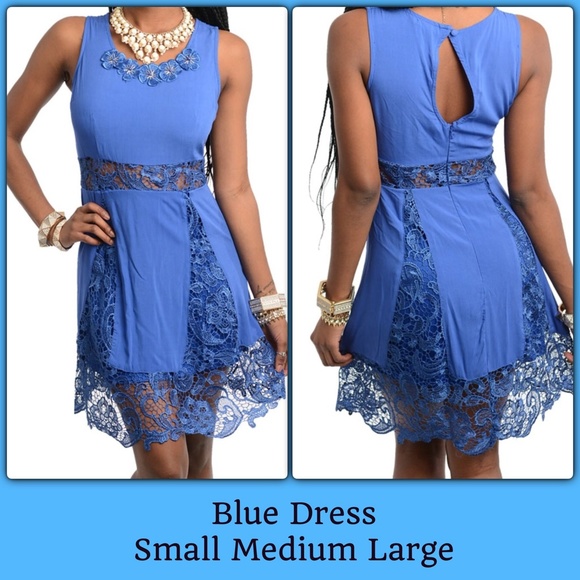 Dresses & Skirts - Royal Blue Fit & Flare Dress size Small NWT