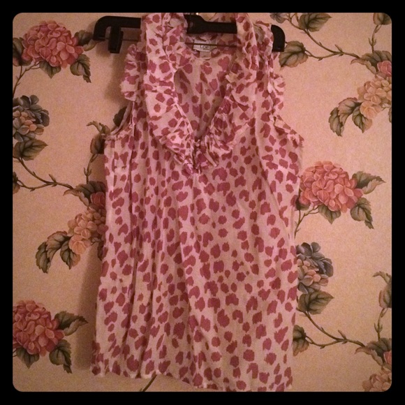 Loft sleeveless blouse