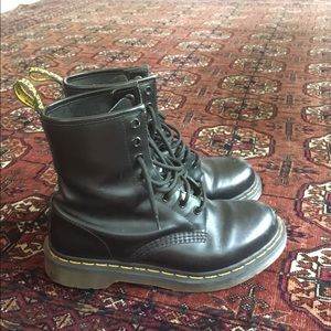 Black woman's size 7 doc marten boots