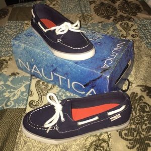 BRAND NEW 🌟 Nautica moccasins (navy blue) size 7