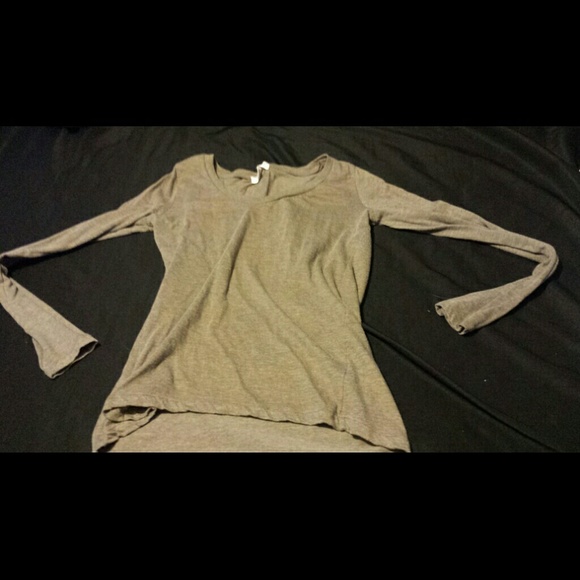 Long sleeve brown shirt