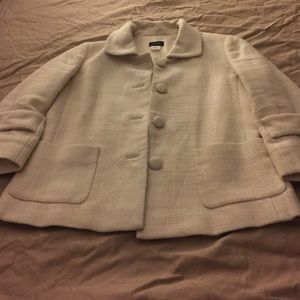 JCrew Cream Tweed Jacket