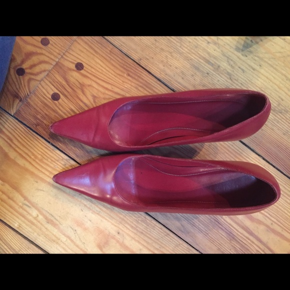 Red Ralph Lauren pumps size 9