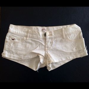 Hollister White Shorts