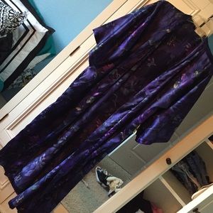 Purple Robe with flowers