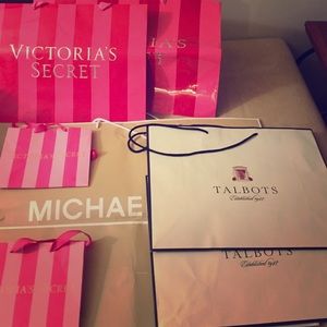 Shopping Bags Lot MK VS and Talbots