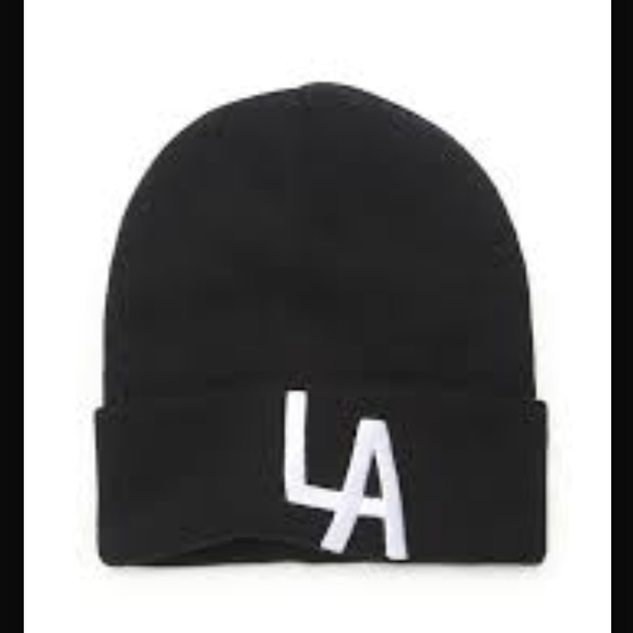 Black LA beanie - Picture 1 of 2