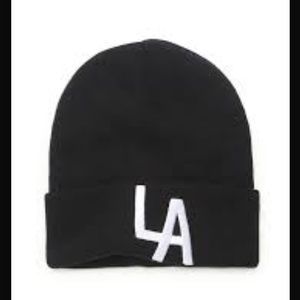 Black LA beanie Black LA beanie