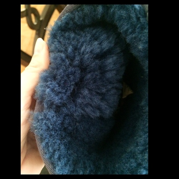 Navy Blue Tall Height Uggs - Picture 2 of 4