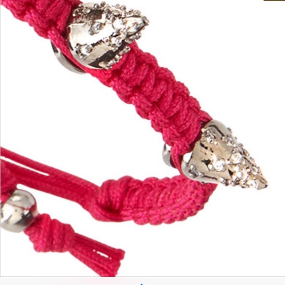NWT Tai CZ Woven Stud Bracelet in Fuschia - Picture 3 of 4