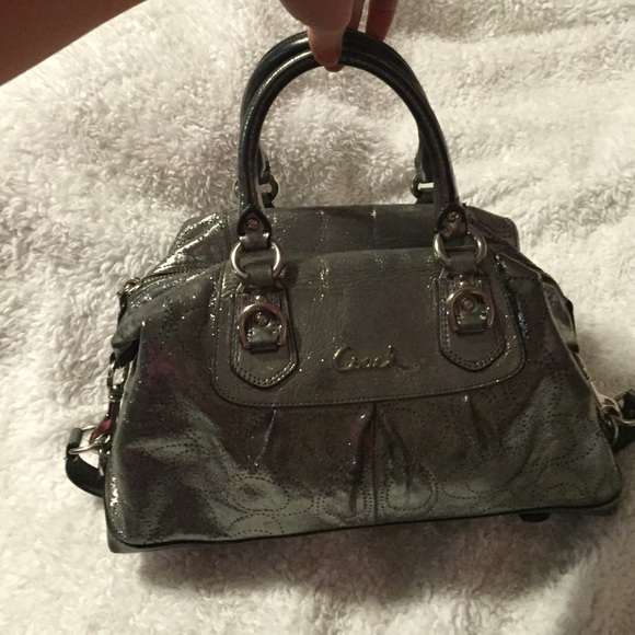 Silver Coach purse