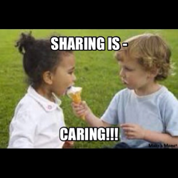 I LIKE IT WHEN OTHERS SHARE BACK