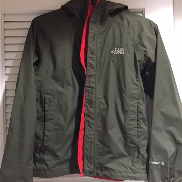 North face rain coat