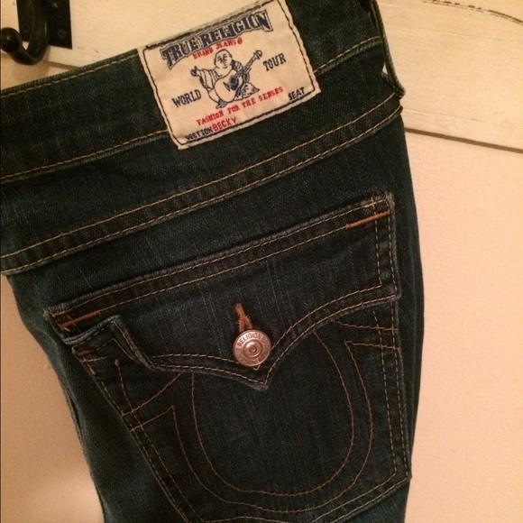 Distressed True Religion Jeans