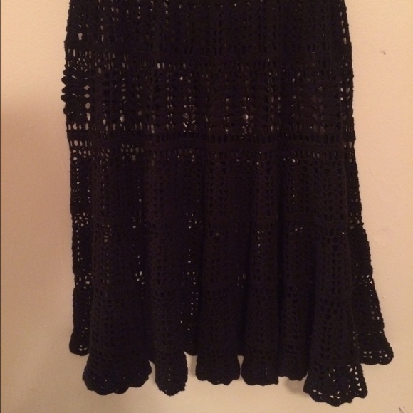 Free People Festival Crochet Skirt