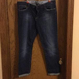 Skinny Crop stretchy denim