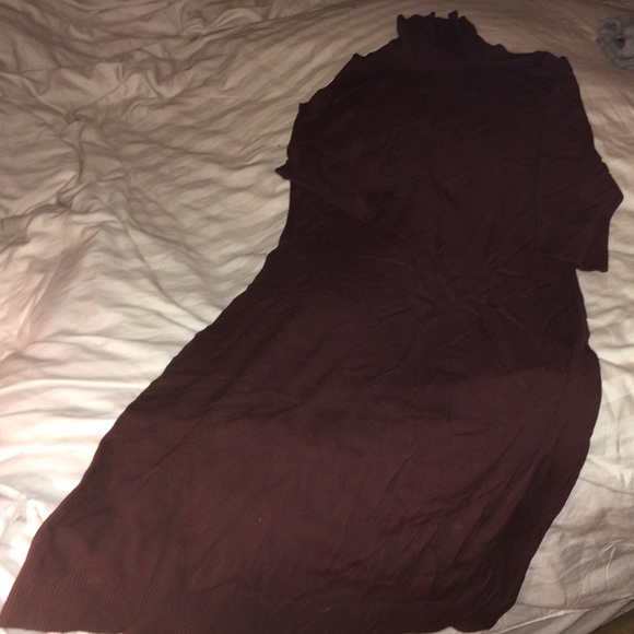 1/2 sleeve sweater dress below the knee