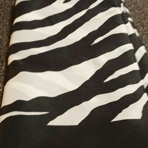 Zebra shower curtain