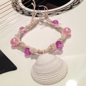 Handmade hemp bracelet