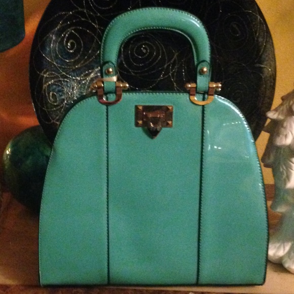 Ladies classy handbag Aqua