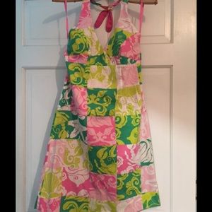 Lilly Pulitzer Halter Patchprint - Great Condition