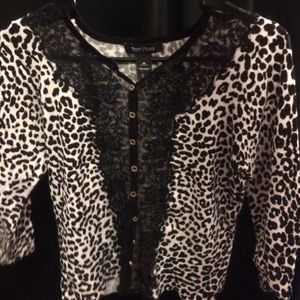 Leopard & Lace Cardigan