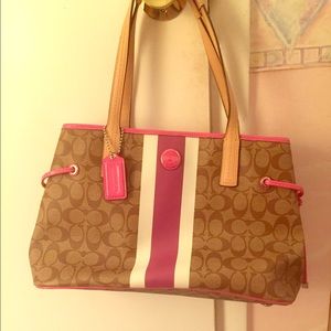 Coach Tan Tote Bag