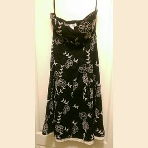 Floral White House Black Market dress