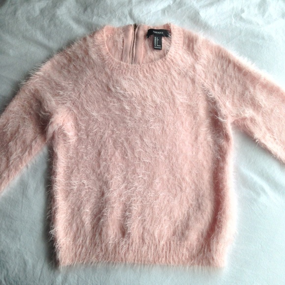 Pink Fuzzy Sweater