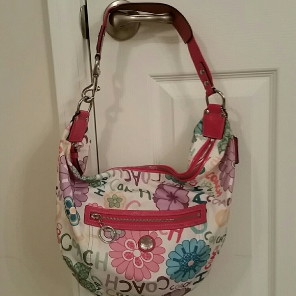 Multi color Coach purse