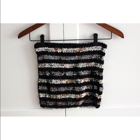 UO; Sequin Tube Top