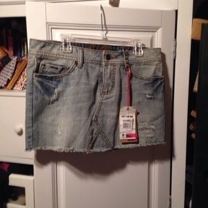 NEW WITH TAGS Billabong Denim Jean Skirt NWT