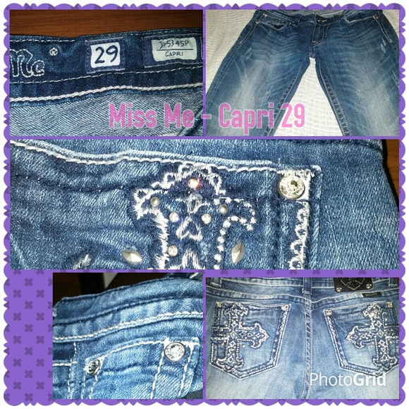 Like New Miss Me Capri size 29