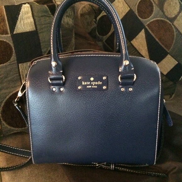 Kate Spade Navy Blue Crossbody Satchel