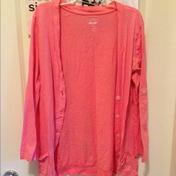 Pink cardigan