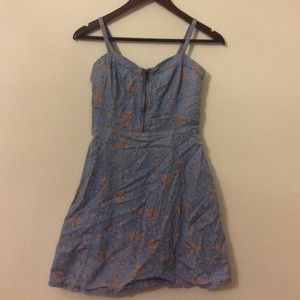F21 floral dress
