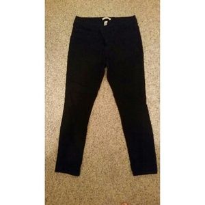 Black stretchy jeggings