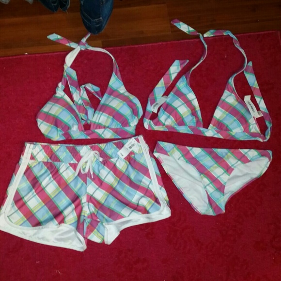 10$ each piece  MIX &MATCH Bathing suit /short set