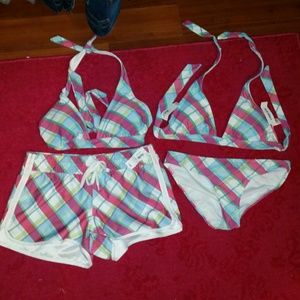 10$ each piece  MIX &MATCH Bathing suit /short set