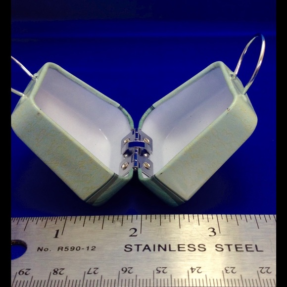 Old Fashion Flower TIN 'HANDBAG'         🎉ℋℙx4🎉 - Picture 2 of 6