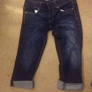 American Eagle cropped jeans