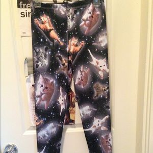 Cat in space leggings