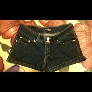 Denim shorts