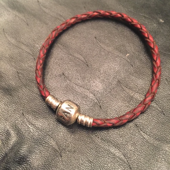 Leather pandora bracelet
