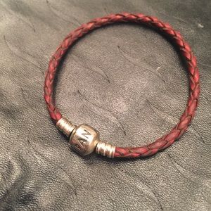 Leather pandora bracelet