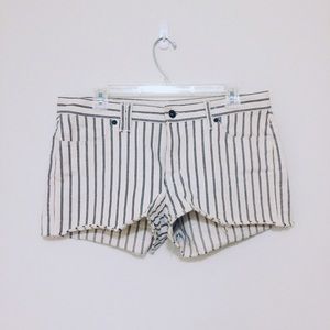 striped shorts // madewell