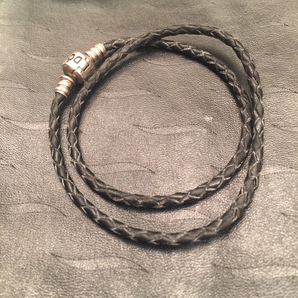 Leather pandora bracelet